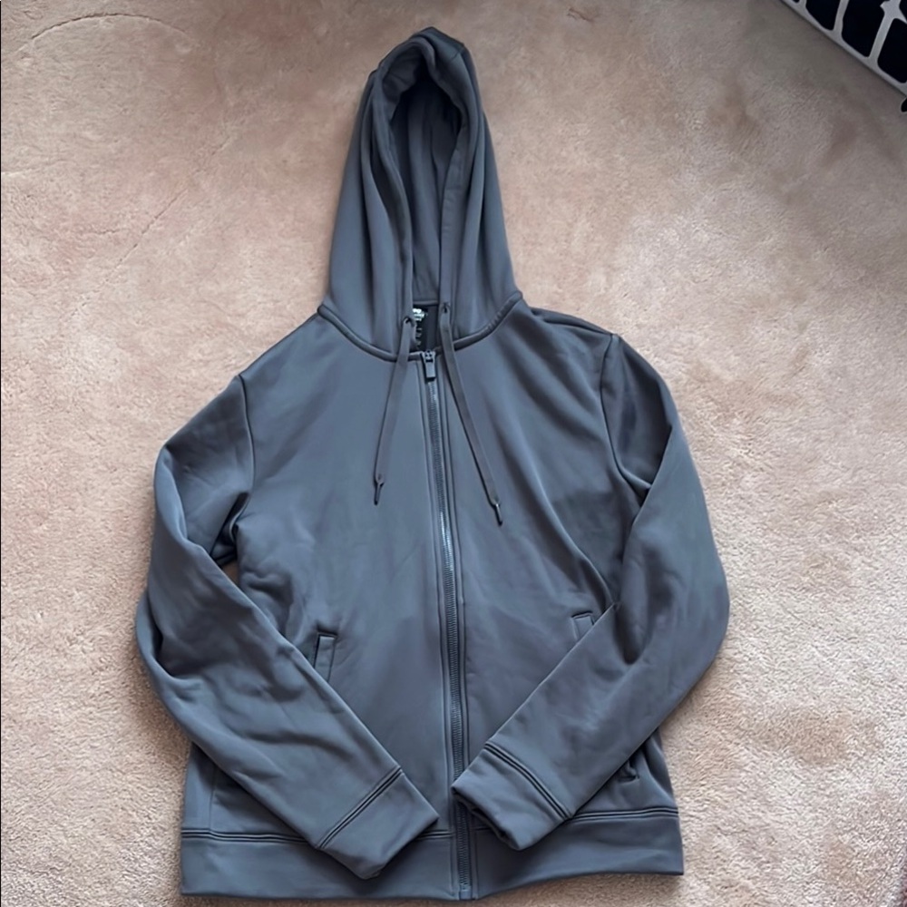 90 Degree By Reflex Gray Lightweight Hooded Jacket